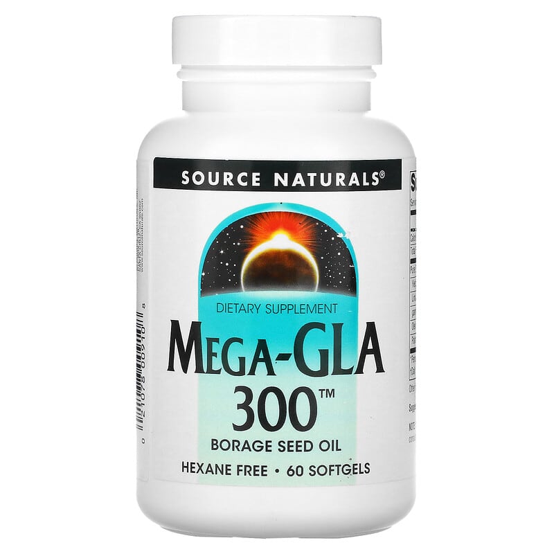 Source Naturals Mega-GLA 300 60 Softgels 1 Source Naturals Mega-GLA 300 60 Softgels 021078009108