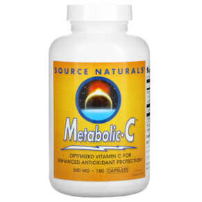 Source Naturals Metabolic C 500 mg 180 Capsules 021078022039