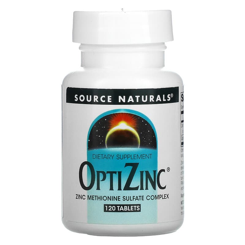Source Naturals OptiZinc 120 viên 1 Source Naturals OptiZinc 120 Tablets 021078008484