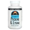 Source Naturals Proline & L-Lysine 550 mg 120 Tablets 3 Source Naturals Proline & L-Lysine 550 mg 120 Tablets 021078007586