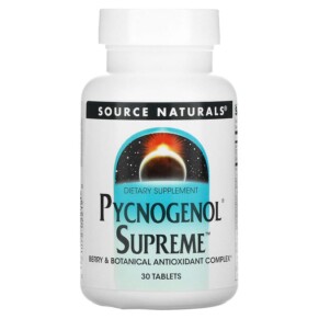 Source Naturals Pycnogenol Supreme 30 Tablets 021078022190