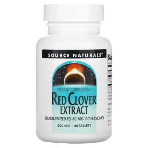 Source Naturals Red Clover Extract 500 mg 60 Tablets 021078013266
