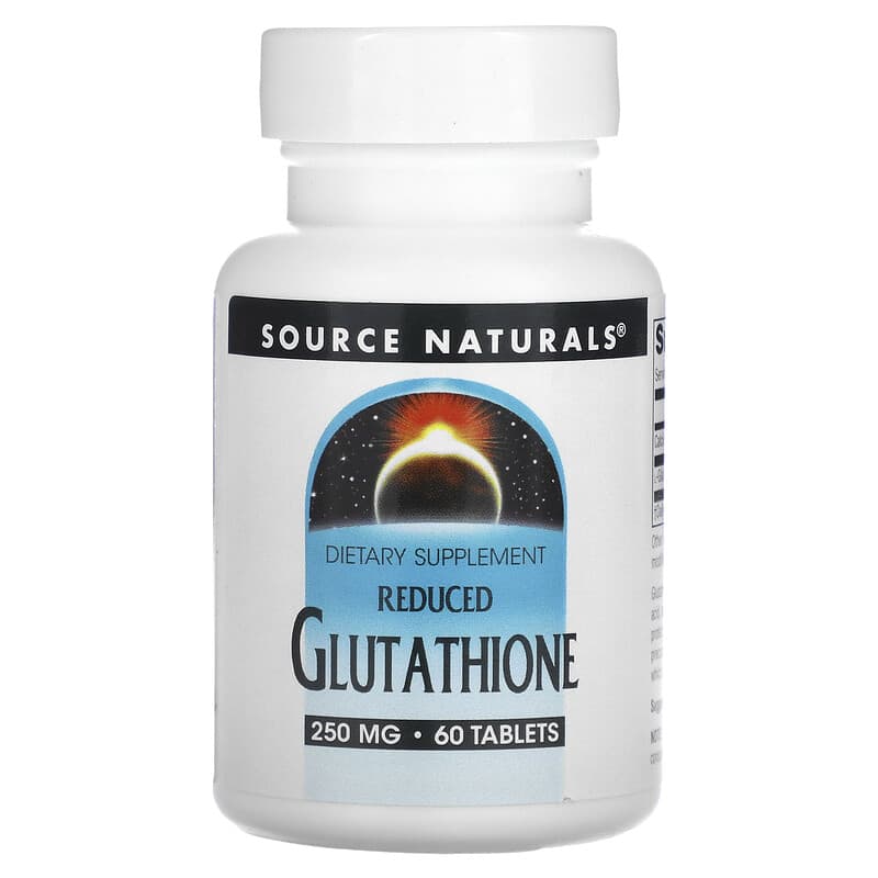 Source Naturals Reduced Glutathione 250 mg 60 Tablets 1 Source Naturals Reduced Glutathione 250 mg 60 Tablets 021078012832