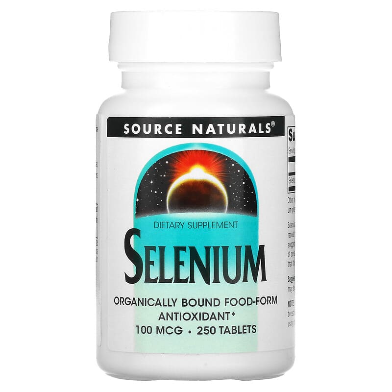 Source Naturals Selenium 100 mcg 250 viên 1 Source Naturals Selenium 100 mcg 250 Tablets 021078003250