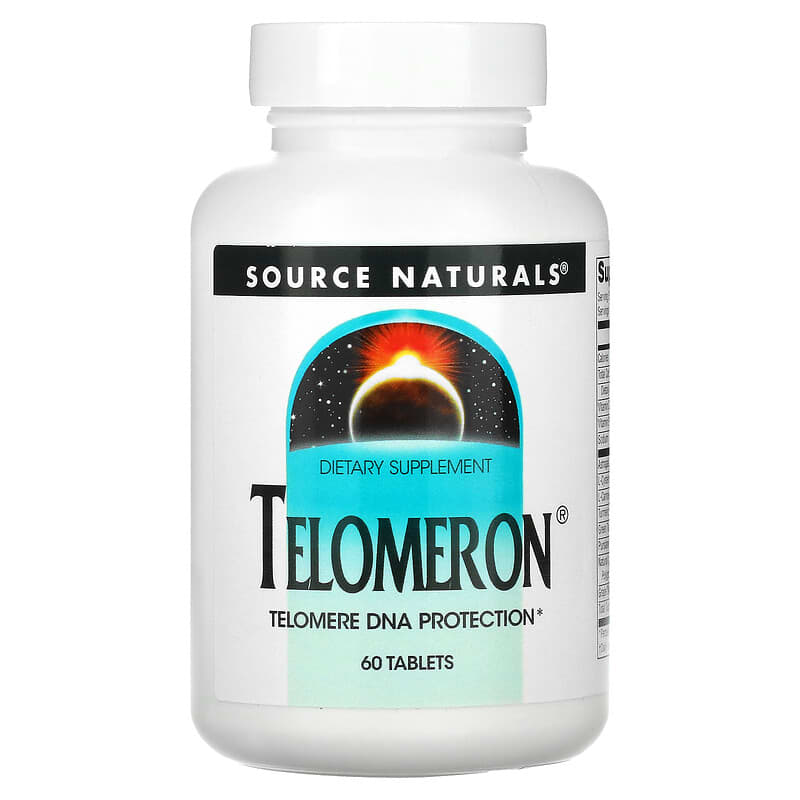 Source Naturals Telomeron 60 Tablets 1 Source Naturals Telomeron 60 Tablets 021078026228