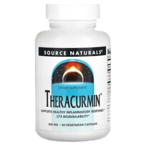 Source Naturals Theracurmin 600 mg 60 Vegetarian Capsules 021078026501