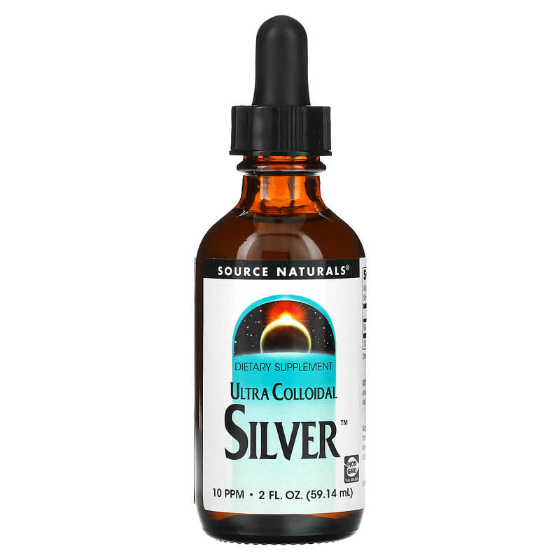 Source Naturals Ultra Colloidal Silver 10 PPM 2 oz (59.14 ml) 1 Source Naturals Ultra Colloidal Silver 10 PPM 2 fl oz (59.14 ml) 021078002208
