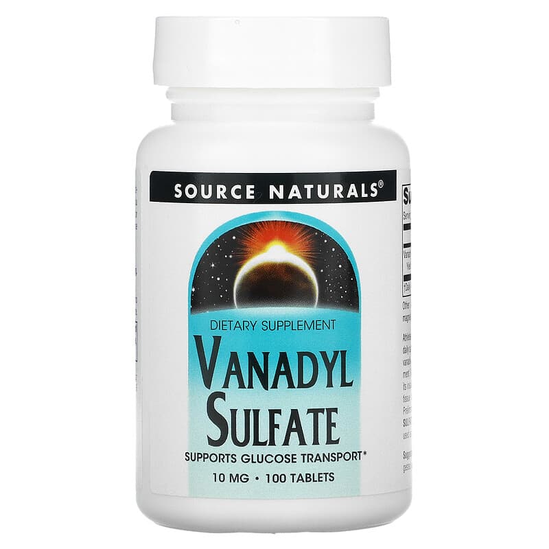 Source Naturals Vanadyl Sulfate 10 mg 100 viên 1 Source Naturals Vanadyl Sulfate 10 mg 100 Tablets 021078017479