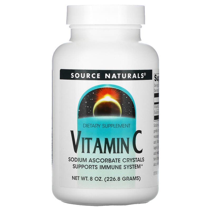 Source Naturals Vitamin C 8 oz (226.8 g) 1 Source Naturals Vitamin C 8 oz (226.8 g) 021078004424