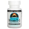 Source Naturals Vitamin D-3 10.000 IU (250 mcg) 120 Softgels 021078027928