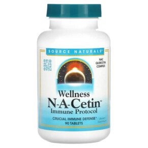 Source Naturals Wellness N-A-Cetin 90 Tablets 021078029281