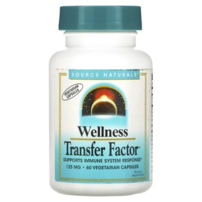 Source Naturals Wellness Transfer Factor 125 mg 60 Vegetarian Capsules 021078026358