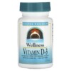 Source Naturals Wellness Vitamin D-3 50 mcg (2.000 IU) 200 Softgels 2 Source Naturals Wellness Vitamin D-3 50 mcg (2.000 IU) 200 Softgels 021078023739