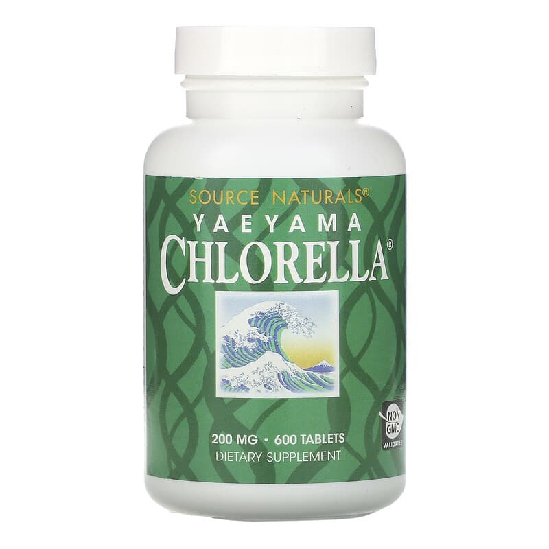 Source Naturals Yaeyama Chlorella 200 mg 600 viên 1 Source Naturals Yaeyama Chlorella 200 mg 600 Tablets 021078014546