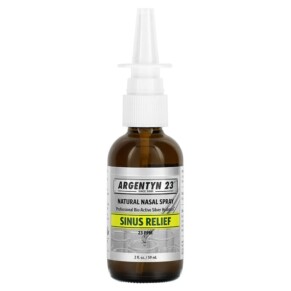 Sovereign Silver Argentyn 23 Natural Nasal Spray Sinus Relief 2 fl oz (59 ml) 684088331272