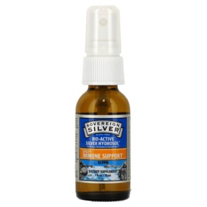 Sovereign Silver Bio-Active Silver Hydrosol Fine Mist Spray 10 ppm 1 fl oz (29 ml) 684088232296