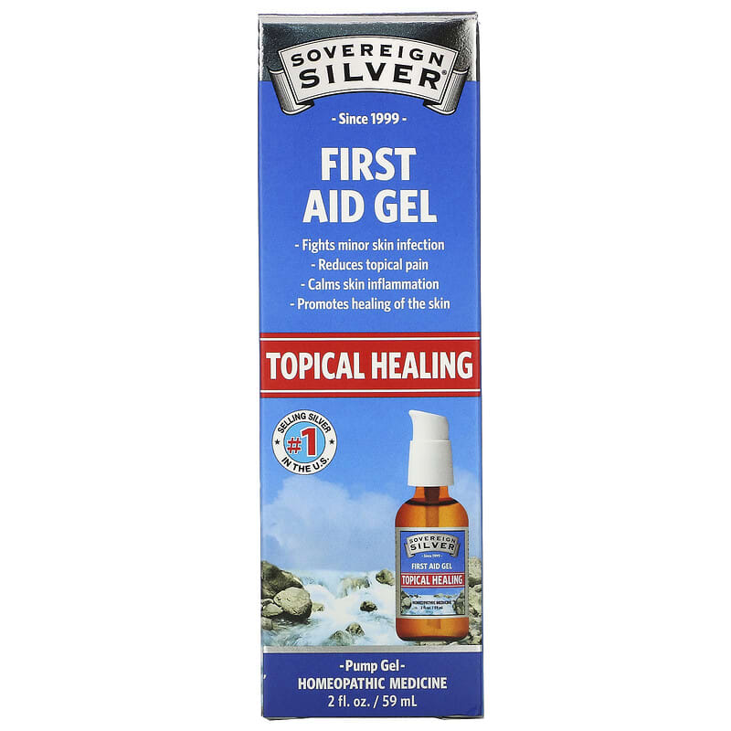 Sovereign Silver First Aid Gel 2 oz (59 ml) 1 Sovereign Silver First Aid Gel 2 fl oz (59 ml) 684088500029