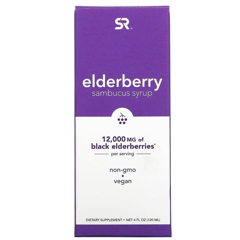 Sports Research Elderberry Sambucus Syrup 12.000 mg 4 fl oz (120 ml) 1 Sports Research Elderberry Sambucus Syrup 12.000 mg 4 fl oz (120 ml) 023249090076