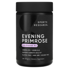 Sports Research Evening Primrose 1.300 mg 120 Softgels 023249010074