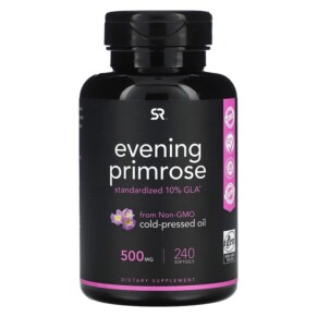 Sports Research Evening Primrose 500 mg 240 Softgels 023249011194