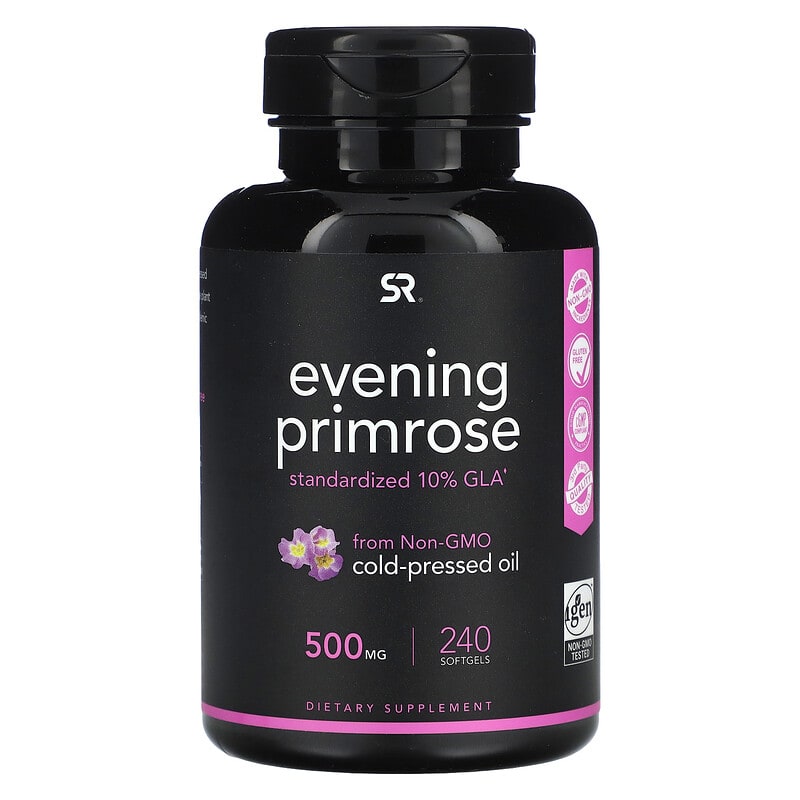 Sports Research Evening Primrose 500 mg 240 Softgels 1 Sports Research Evening Primrose 500 mg 240 Softgels 023249011194