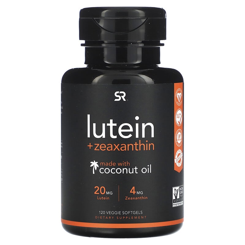 Sports Research Lutein + Zeaxanthin with Coconut Oil 120 Veggie Softgels 1 Sports Research Lutein + Zeaxanthin with Coconut Oil 120 Veggie Softgels 023249012108