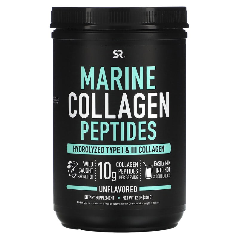 Sports Research Marine Collagen Peptides Unflavored 12 oz (340 g) 1 Sports Research Marine Collagen Peptides Unflavored 12 oz (340 g) 023249010814
