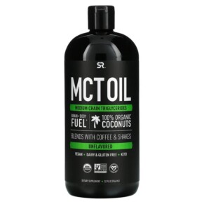 Sports Research MCT Oil Unflavored 32 fl oz (946 ml) 023249010272