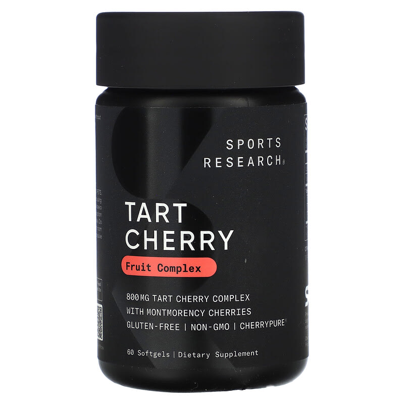 Sports Research Tart Cherry Fruit Complex 800 mg 60 Softgels 1 Sports Research Tart Cherry Fruit Complex 800 mg 60 Softgels 023249010111