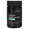 Sports Research Vegan Omega + D3 60 Veggie Softgels 2 Sports Research Vegan Omega + D3 60 Veggie Softgels 023249091585