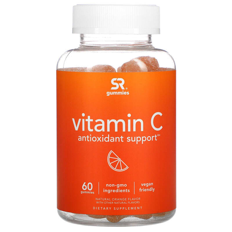 Sports Research Vitamin C Natural Orange 60 Gummies 1 Sports Research Vitamin C Antioxidant Support Natural Orange 60 Gummies 023249090199