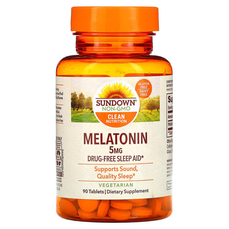 Sundown Naturals Melatonin 5 mg 90 viên 1 Sundown Naturals Melatonin 5 mg 90 Tablets 030768157456