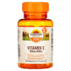 Sundown Naturals Vitamin E 180 mg (400 IU) 100 Softgels 2 Sundown Naturals Vitamin E 180 mg (400 IU) 100 Softgels 030768032685