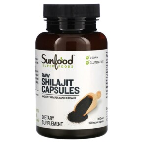 Sunfood Raw Shilajit 500 mg 90 Capsules 803813101137