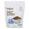Sunfood Superfoods Raw Organic Whole Flaxseed 1 lb (453.5 g) 3 Sunfood Superfoods Raw Organic Whole Flaxseed 1 lb (453.5 g) 803813102295