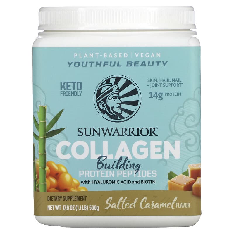 Sunwarrior Collagen Building Protein Peptide Salted Caramel 1.1 lb (500 g) 1 Sunwarrior Collagen Building Protein Peptide Salted Caramel 1.1 lb (500 g) 814784027791
