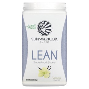 Sunwarrior Lean Superfood Shake Vanilla 1.59 lb (720 g) 814784028637