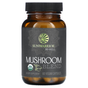 Sunwarrior Mushroom Blend 60 Vegan Capsules 810100920036