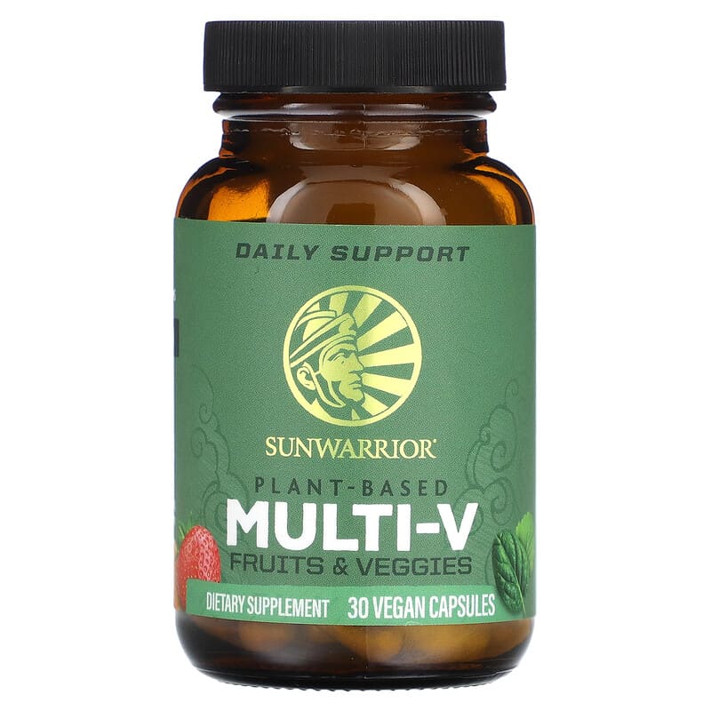 Sunwarrior Plant-Based Multi-V 30 Vegan Capsules 1 Sunwarrior Plant-Based Multi-V 30 Vegan Capsules 810100920029