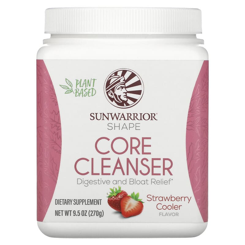 Sunwarrior Shape Core Cleanser Strawberry Cooler 9.5 oz (270 g) 1 Sunwarrior Shape Core Cleanser Strawberry Cooler 9.5 oz (270 g) 810100920203