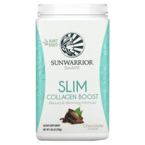 Sunwarrior Shape Slim Collagen Boost Chocolate 1.65 lb (750 g) 810100920234