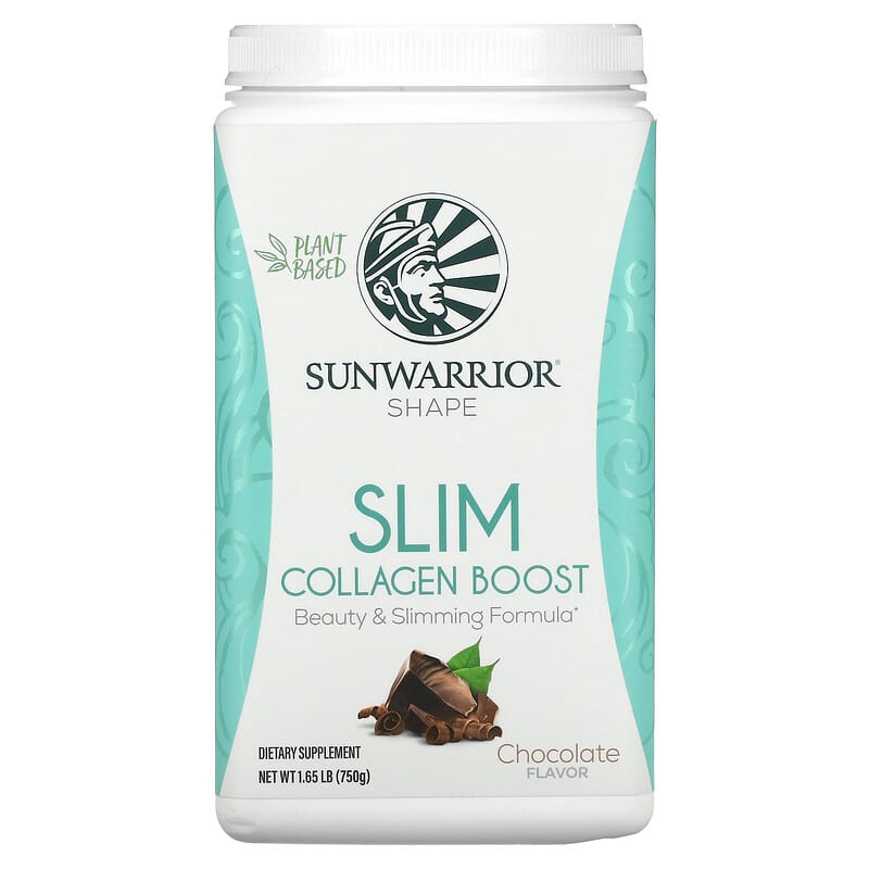 Sunwarrior Shape Slim Collagen Boost Chocolate 1.65 lb (750 g) 1 Sunwarrior Shape Slim Collagen Boost Chocolate 1.65 lb (750 g) 810100920234