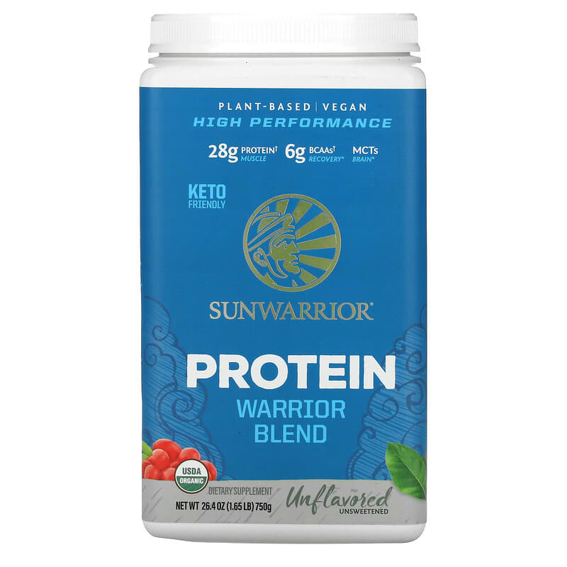 Sunwarrior Warrior Blend Protein Unflavored 1.65 lb (750 g) 1 Sunwarrior Warrior Blend Protein Unflavored 1.65 lb (750 g) 814784024295
