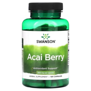 Swanson Acai Berry 500 mg 120 Capsules 087614110820