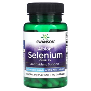 Swanson Albion Selenium Complex 200 mcg 90 Capsules 087614020679