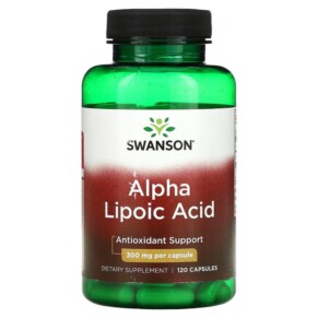 Swanson Alpha Lipoic Acid 300 mg 120 Capsules 087614021904