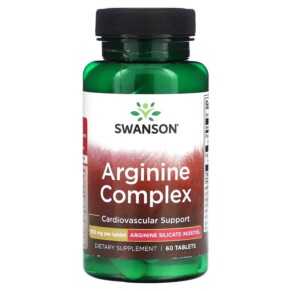 Swanson Arginine Complex 750 mg 60 Tablets 087614029030