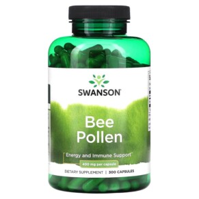 Swanson Bee Pollen 400 mg 300 Capsules 087614013176