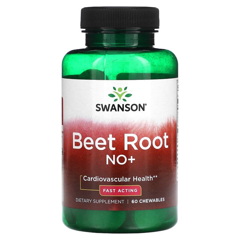 Swanson Beet Root NO+ 60 Chewables 1 Swanson Beet Root NO+ 60 Chewables 087614028958