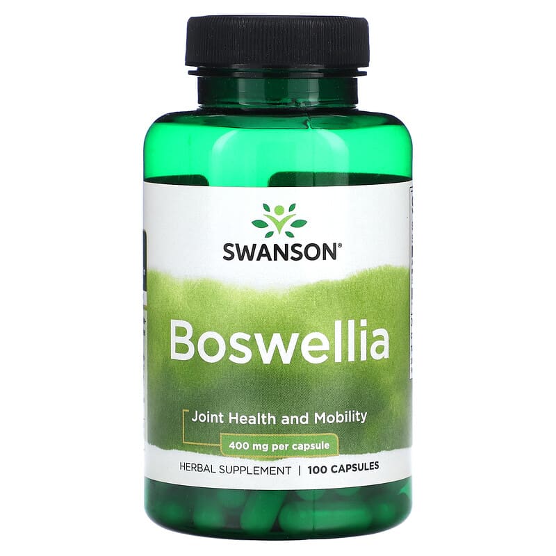 Swanson Boswellia 400 mg 100 Capsules 1 Swanson Boswellia 400 mg 100 Capsules 087614019888